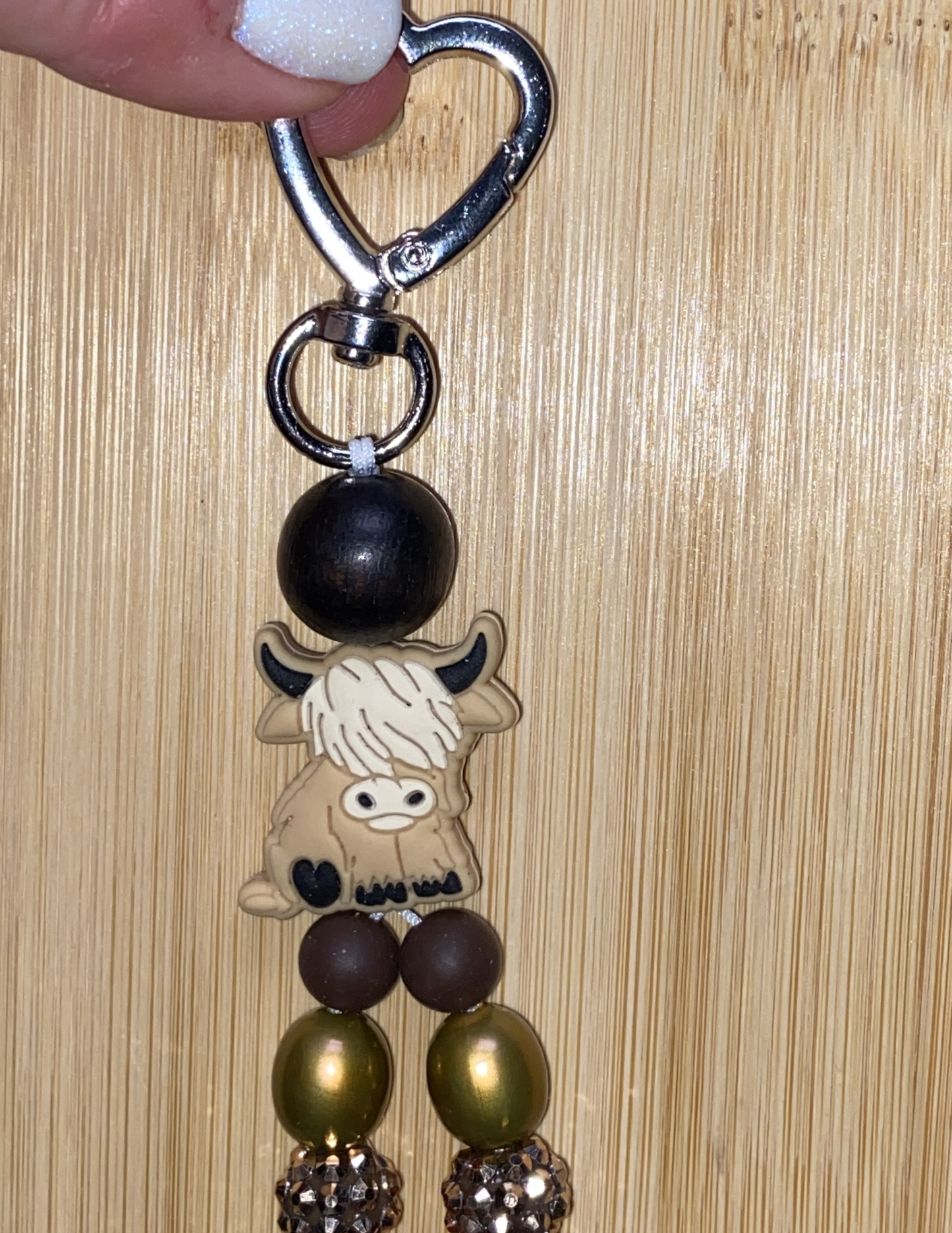Highland Cow Keychain/Bag Charm