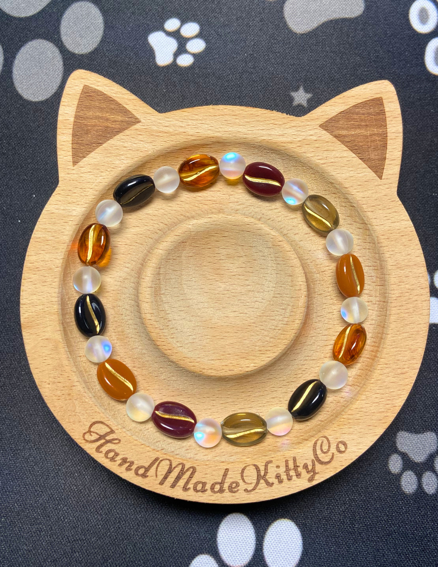Coffee Bean Stretch Bracelet