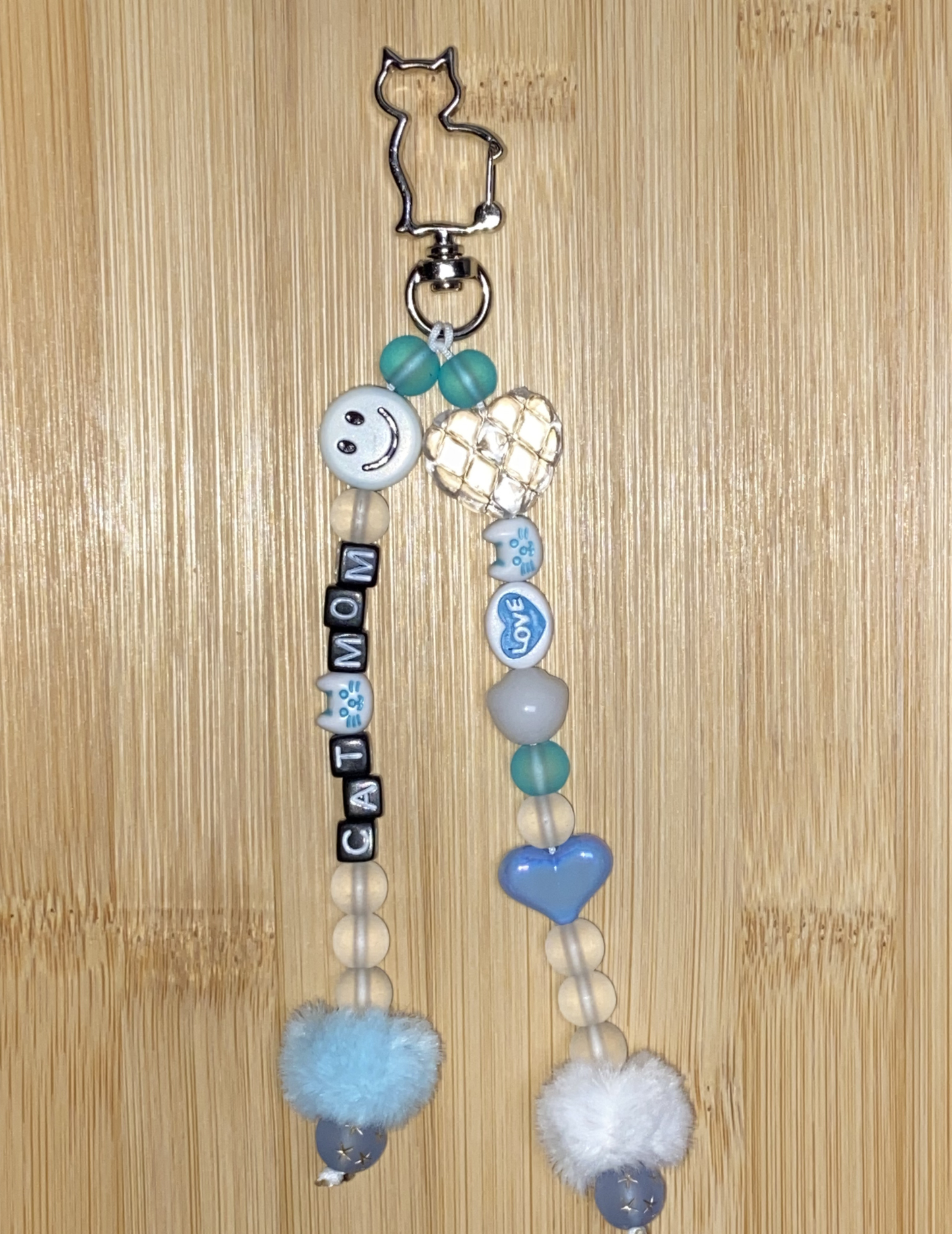 Cat Mom Keychain/Bag Charm