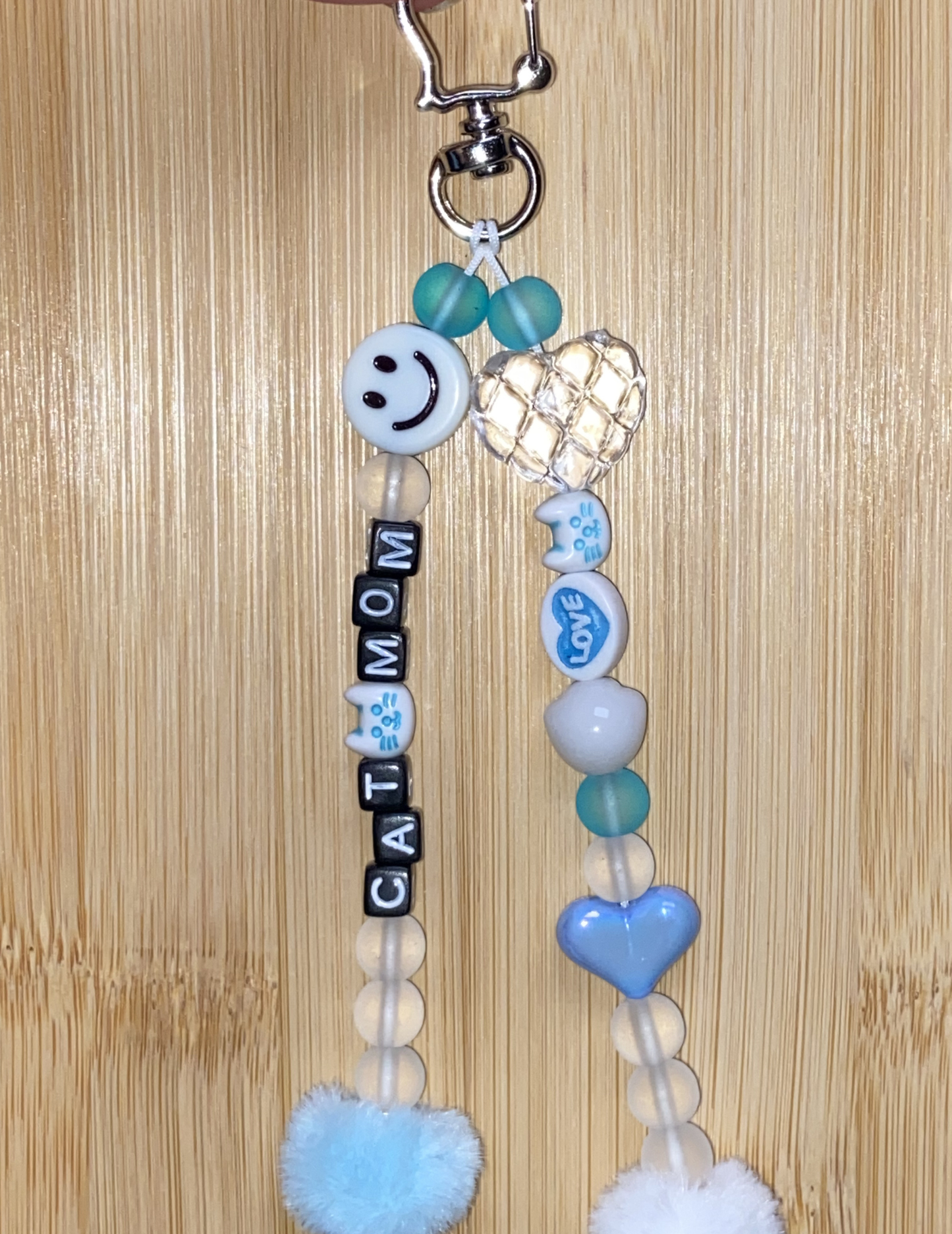 Cat Mom Keychain/Bag Charm