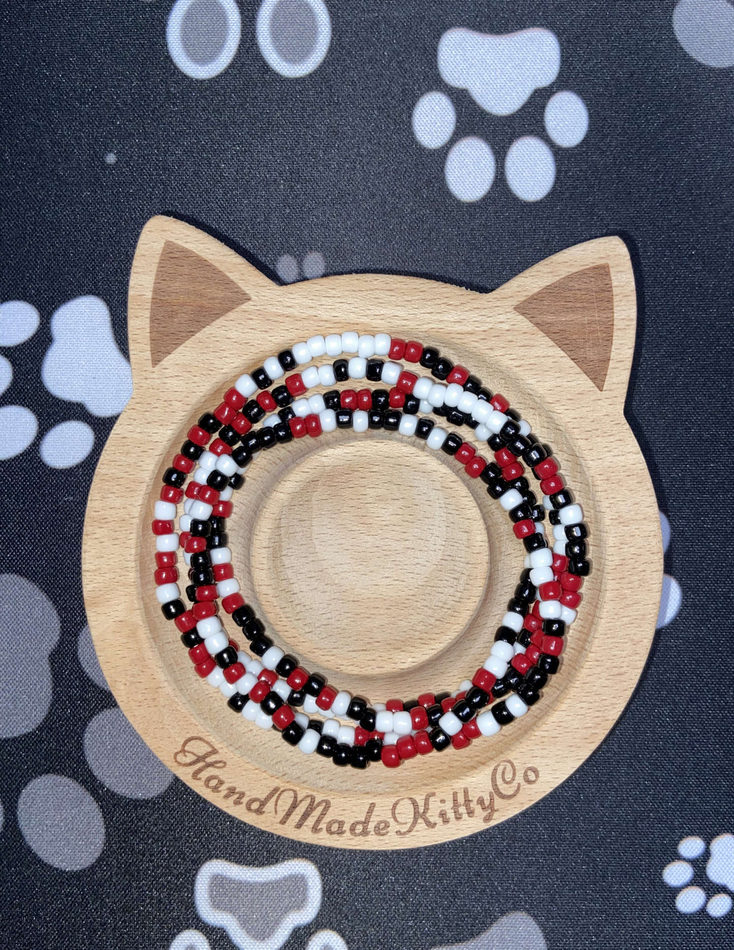 Seed Bead Wrap Stretch Bracelet