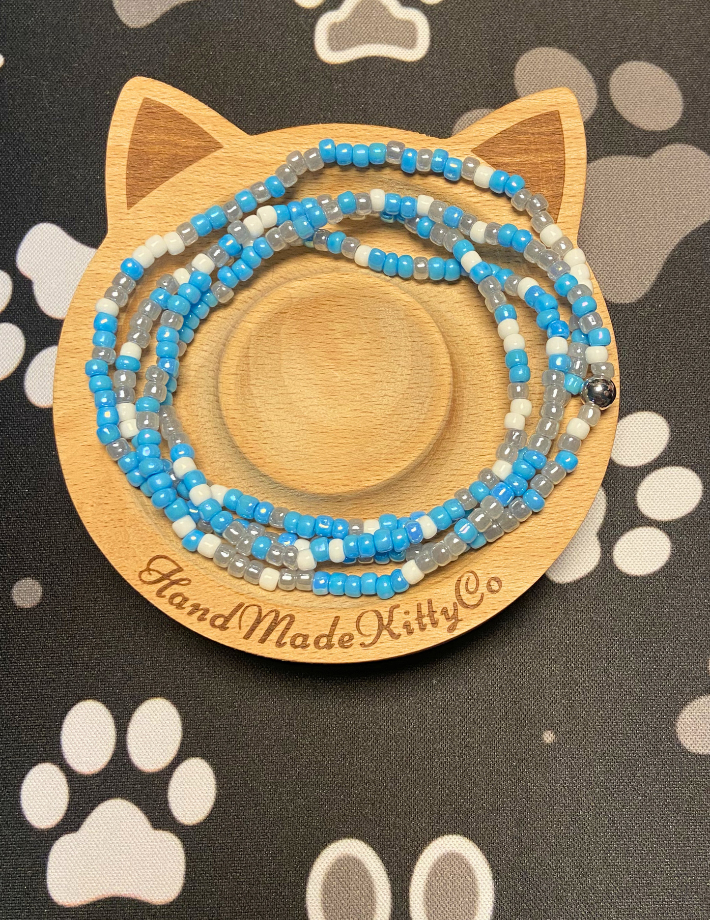 Seed Bead Wrap Stretch Bracelet