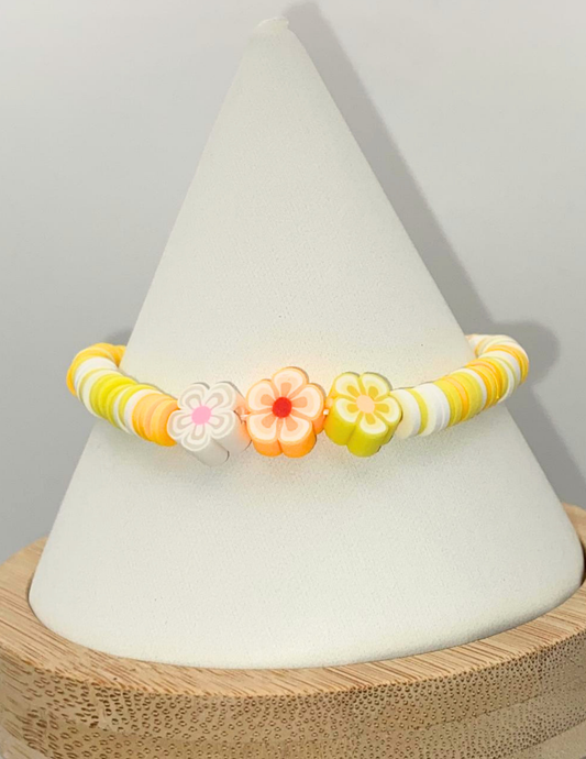 Summer Flowers Stretch Bracelet