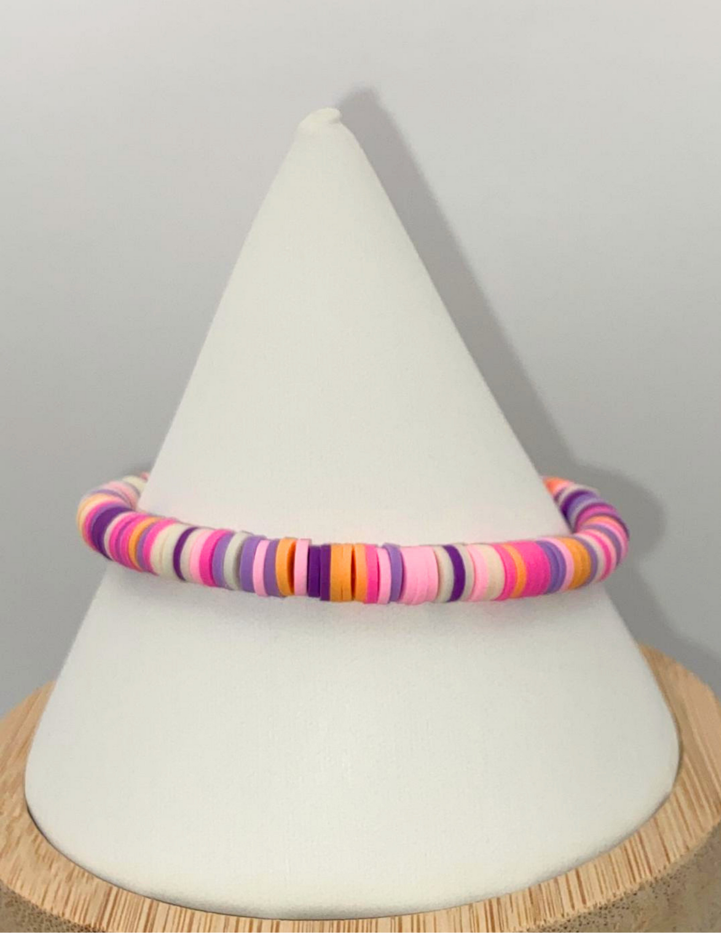 Polymer Clay Beaded Stretch Bracelets