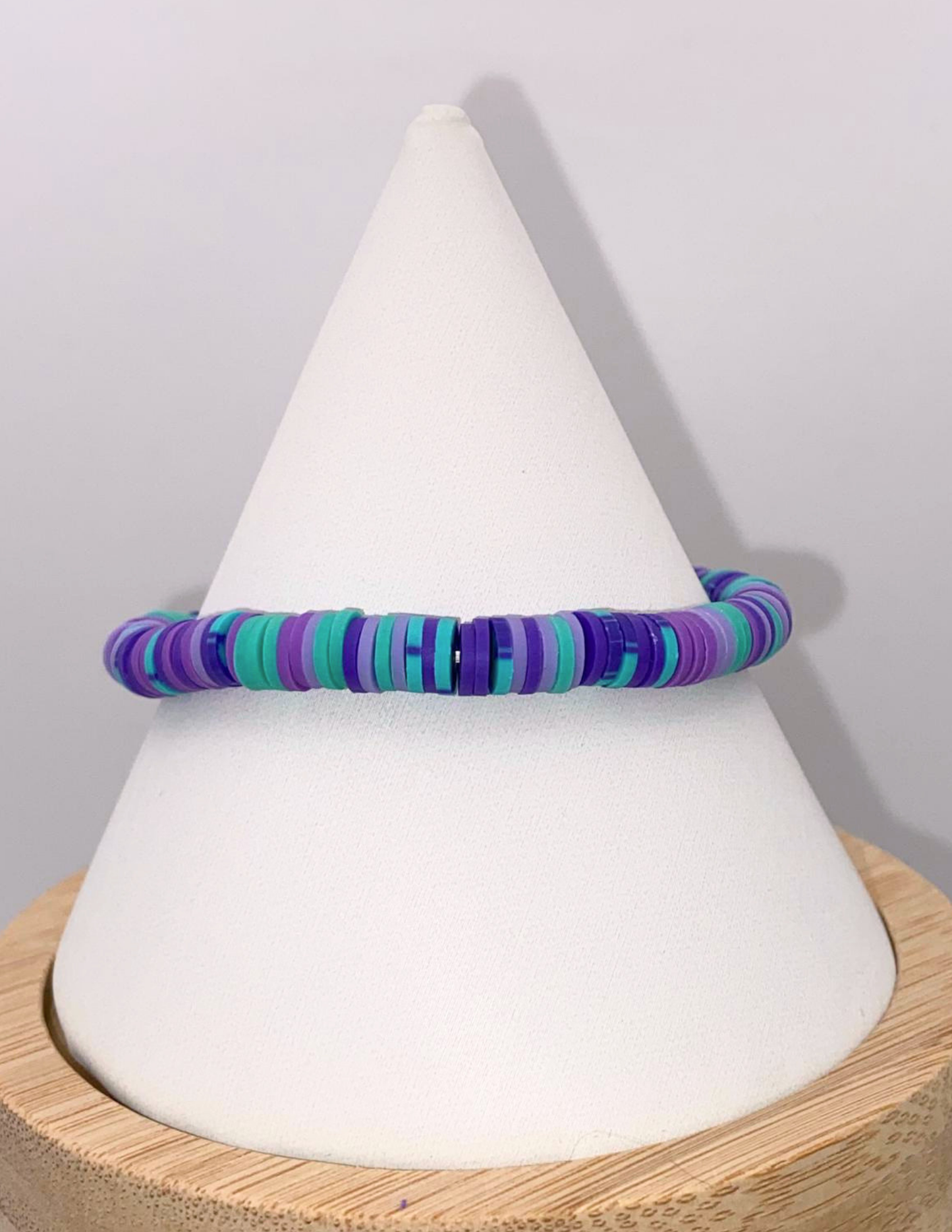 Polymer Clay Beaded Stretch Bracelets