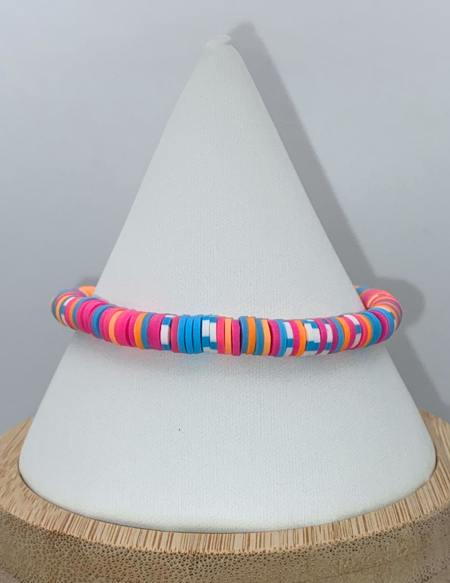 Polymer Clay Beaded Stretch Bracelets