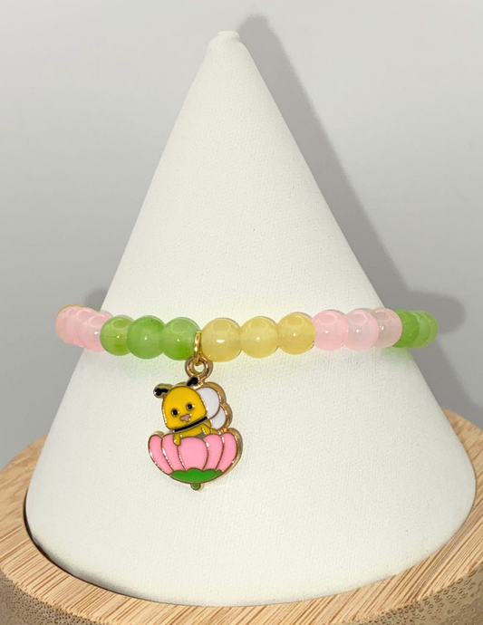 Spring Bee Stretch Bracelet